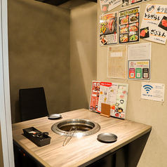【完全個室】2名様でゆったりご利用頂ける扉付き個室です。