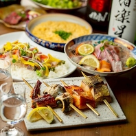 旬の旨みを詰め込んだ豪華炉端コース、満足度100％！