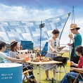 手ぶらで楽しめるサンセットマリーナBBQガーデン。夏季期間中にバーベキュープランをご用意。