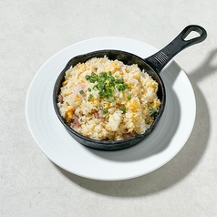 道産和牛のアツアツ鉄板チャーハン