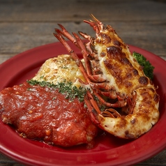 ロブスターの黄金焼き＆チキンミラネーズ