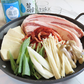 料理メニュー写真&nbsp;サムギョプサルキムチ鍋