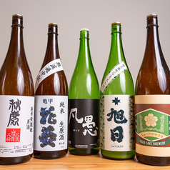 厳選した日本酒80種類以上がおすすめ！選ぶ楽しさも◎