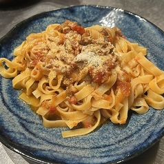 粗挽きボロネーゼ～フェットチーネ～