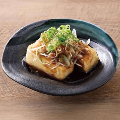 揚げ豆富の油淋だれ