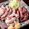 料理メニュー写真&nbsp;肉刺し3点盛合せ