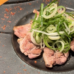 鴨もも肉のネギまみれポン酢