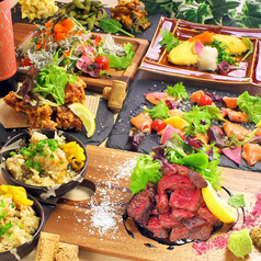 炭焼きと日本酒 らんぷのコース写真