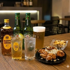 フード付きの飲み放題プラン！