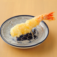 揚げたて熱々の天ぷらを