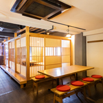 貸切・会社宴会・歓送迎会・忘新年会に最適！カウンター席・個室で贅沢なひとときを居酒屋で楽める！