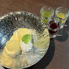 選べるフレーバーアイス