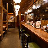 カウンターでサクッとご飯・1杯も◎