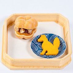 大安くるみ最中&きつねクッキー