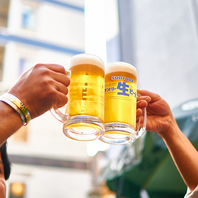 ビール飲み放題で爽快なひとときを