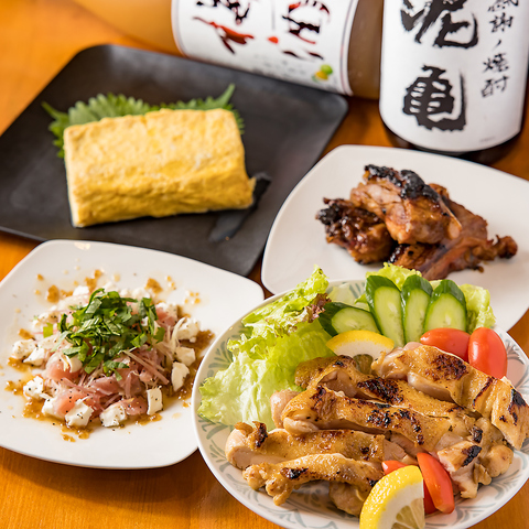 こだわりの国産鶏焼鳥や一品料理をリーズナブルな価格で楽しめる♪手作り創作居酒屋
