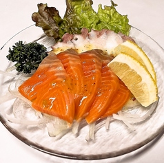 サーモンとタコのカルパッチョ