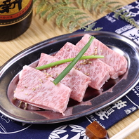 国産和牛を注文後にカットする鮮度重視のこだわり