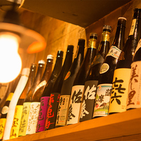 豊富な日本酒で上質な料理を心行くまで堪能。