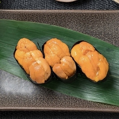 生うに軍艦（一貫）/蛤のお吸い物　各