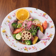 女性に人気♪見た目にも可愛らしいメニュー