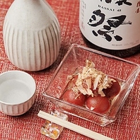 お酒に寄り添うお手軽こばち◎充実のメニューを堪能