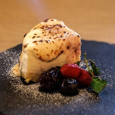 焼きレアチーズケーキ