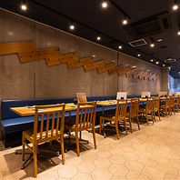 グループでもお一人様でのご利用も歓迎◎