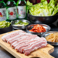 料理メニュー写真&nbsp;【国産豚肉使用】サムギョプサルセット