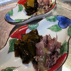 新物ワカメ　ホタルイカ　酢味噌