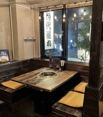 眺めの良いボックス席　1番人気席です。