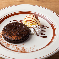 フォンダンショコラとバニラアイス