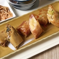 創作春巻きが多数♪