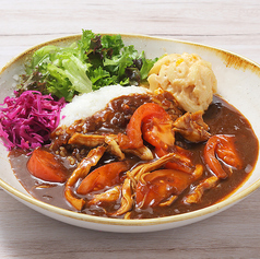 ブレストチキンと完熟トマトのカレー