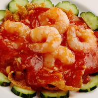 中華王道のエビチリも食べ放題★