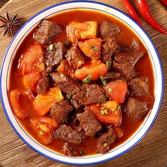 トマトの牛バラ肉煮