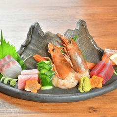 鮮魚三種刺身盛り