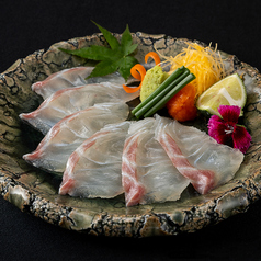 朝〆天然白身刺身