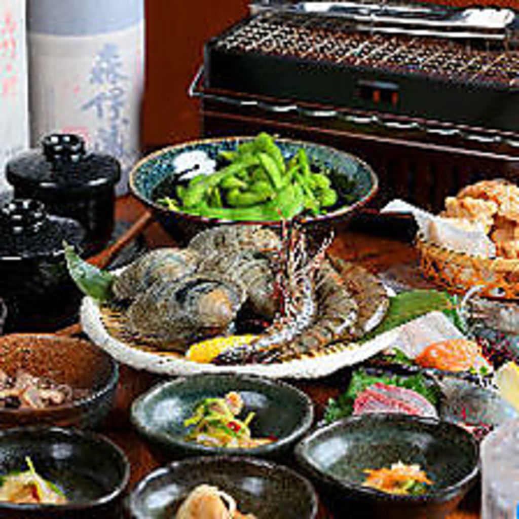 【宴会コース】驚きのコスパ！なんと2000円～ご提供！浜焼きがついてお料理8品が堪能出来るコース◎