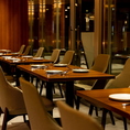 ◆店内テーブル席は2名席が10卓あり、2～20名様まで幅広い人数に対応可能です。温もりとセンスが共存した心地よい空間をお楽しみください◎