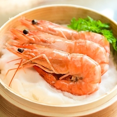 蒸し海老
