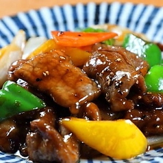 牛肉とオイスターソース炒め