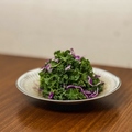 料理メニュー写真&nbsp;ケールと紫キャベツのサラダ