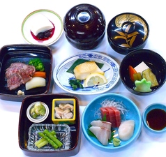 蓮岱舘のコース写真