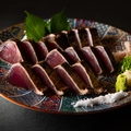 料理メニュー写真&nbsp;名物　鰹のわらやき塩たたき皿鉢盛り