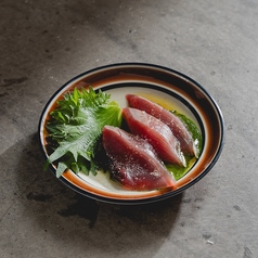 鰹/春菊のソース(Bonito/Chrysanthemum Greens Sauce)