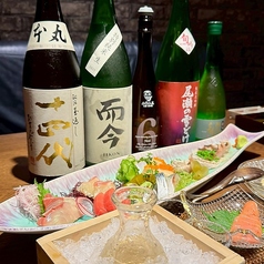 地酒とともに、九州の旬の味覚をご堪能ください