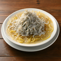 【和風スープパスタ】釜揚げシラスのスープペペロンチーノ