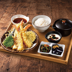 天ぷら定食(もり盛り)