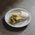 料理メニュー写真&nbsp;ブッラータ/キウイ(Burrata & Kiwi)